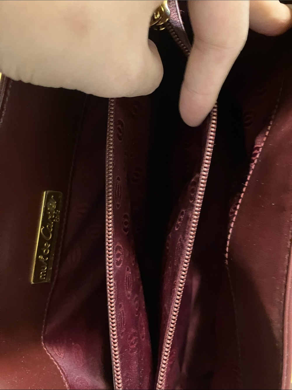 Cartier Burgundy Crossbody Bag - Picture 3 of 11